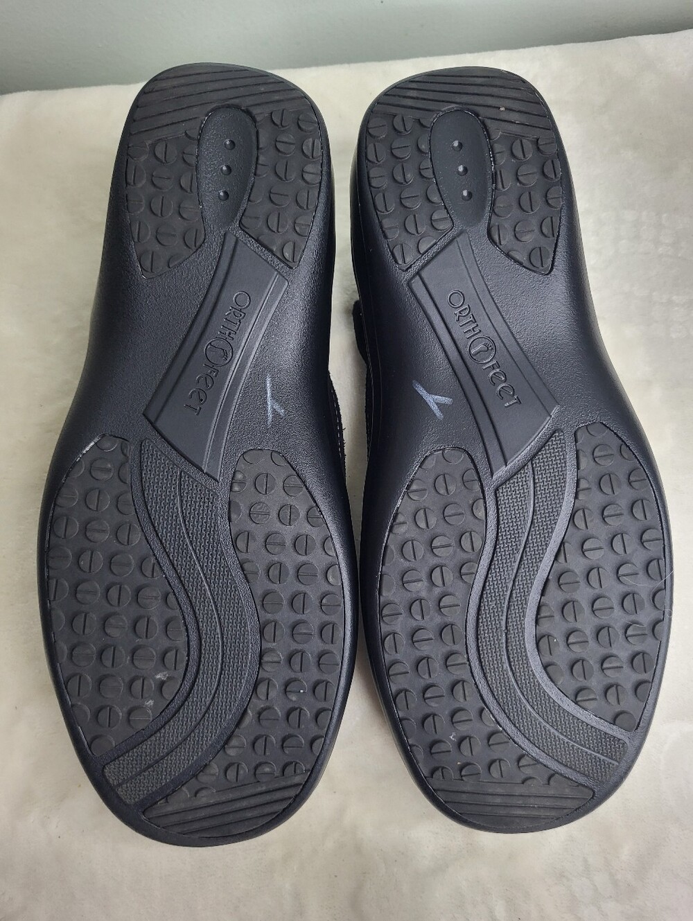 Orthofeet Juno Black Comfort Closed-Toe Mary Jane Shoes. Size 7 Wide *No Insoles - Picture 10 of 10